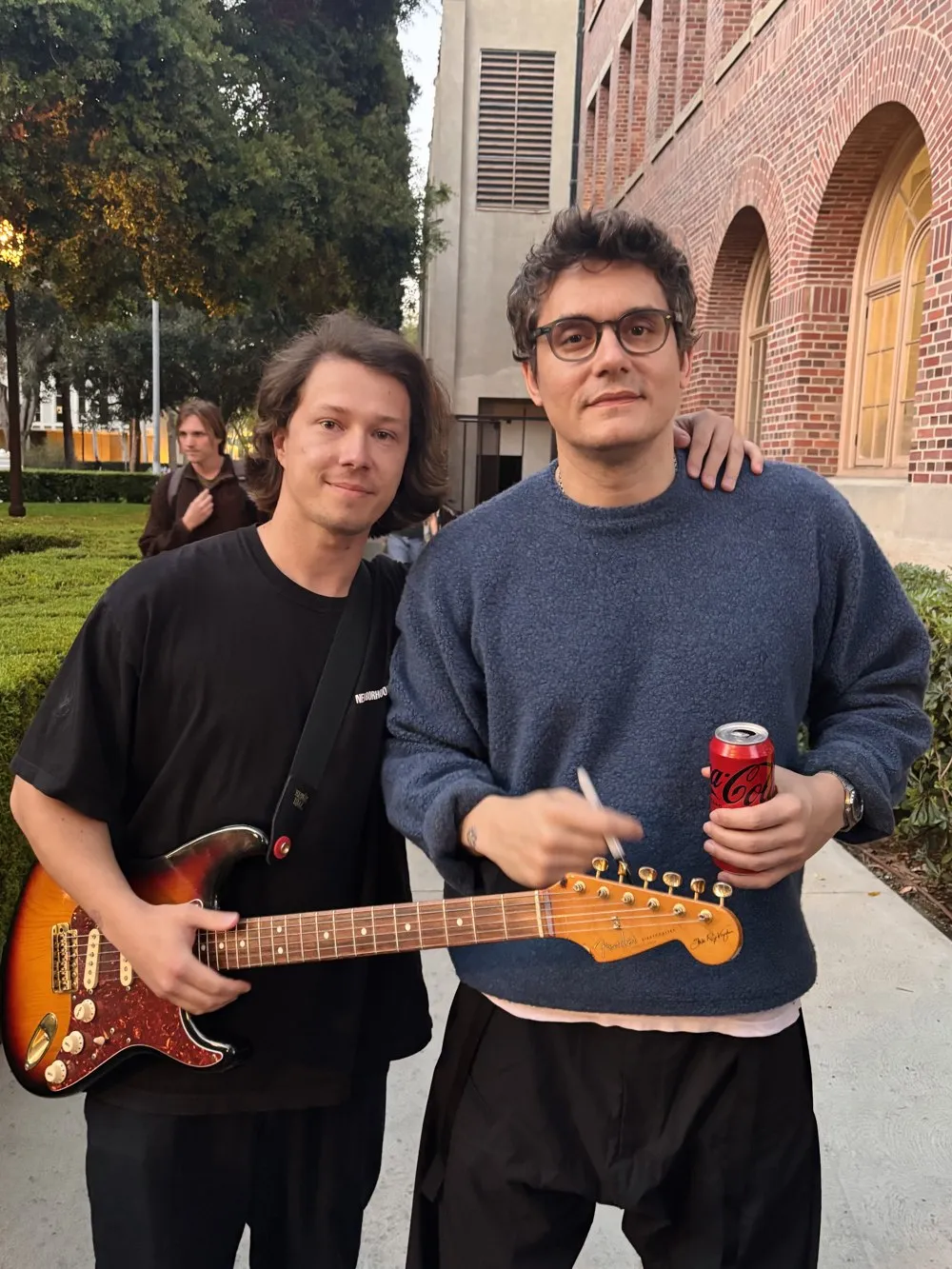 Lukas Janecek with John Mayer